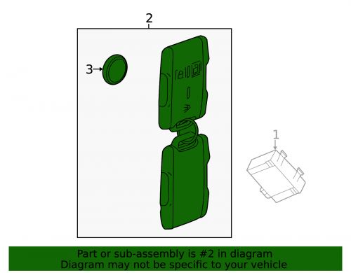 Genuine GM Keyless Entry Transmitter 13548441, US $66.10, image 3