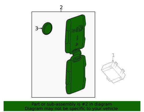 Genuine GM Keyless Entry Transmitter 13548441, US $66.10, image 5