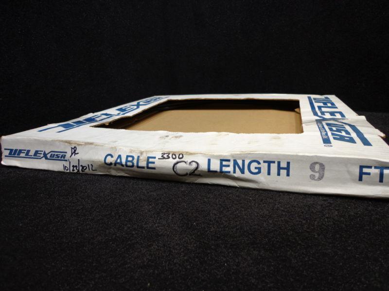 TELEFLEX 3300 #CC17209 #CC23009 CONTROL CABLE - 9 FOOT OUTBOARD MARINE CABLE, US $36.30, image 4