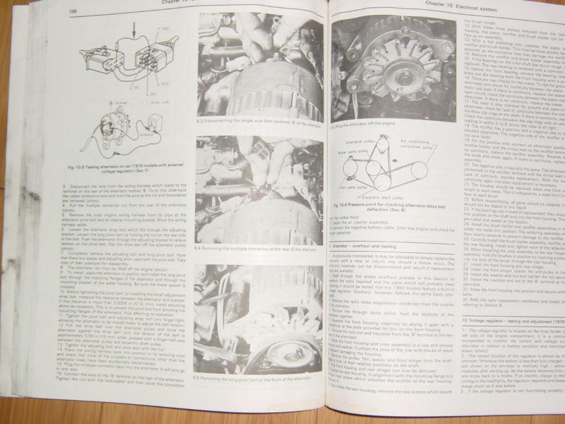 1979-1985 mazda rx-7 repair manual, large format for all rx7 models