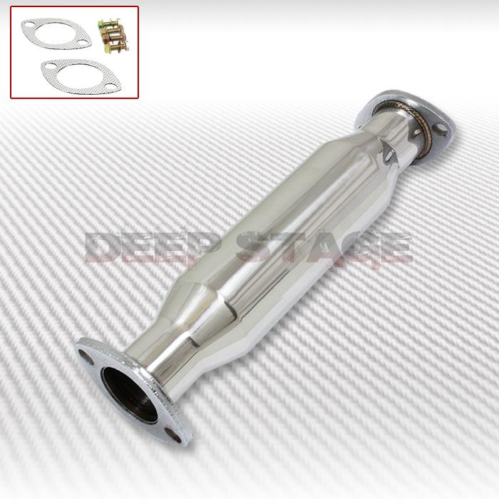 Racing high flow cat down/test pipe exhaust converter 93-97 nissan altima xe/gxe