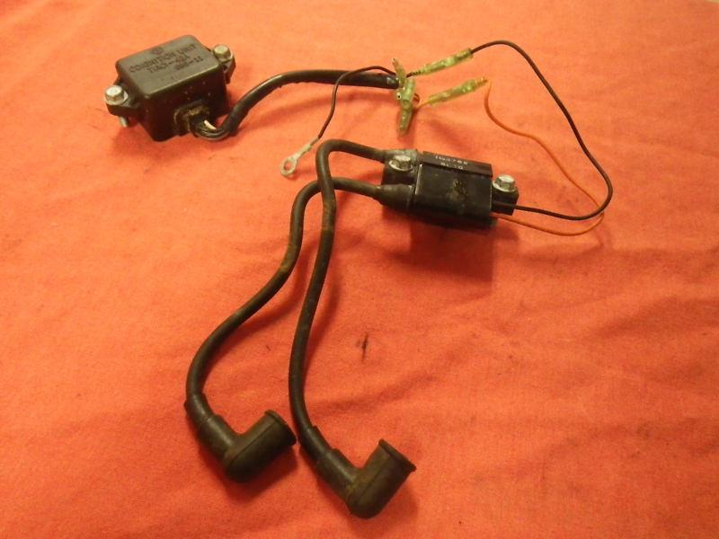 Yamaha 8 hp outboard motor ignition cdi power pack coils 