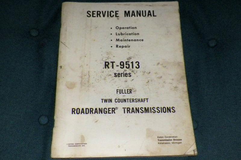 Purchase Service Manual Fuller Twin Countershaft RoadRanger