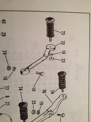 Chrome Panhead Shift Lever 34606-54A, US $69.99, image 2