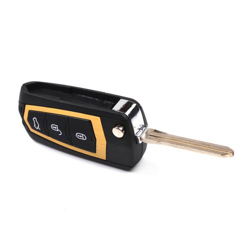 New design folding remote key 4 buttons flip fob case shell for kia & hyundai