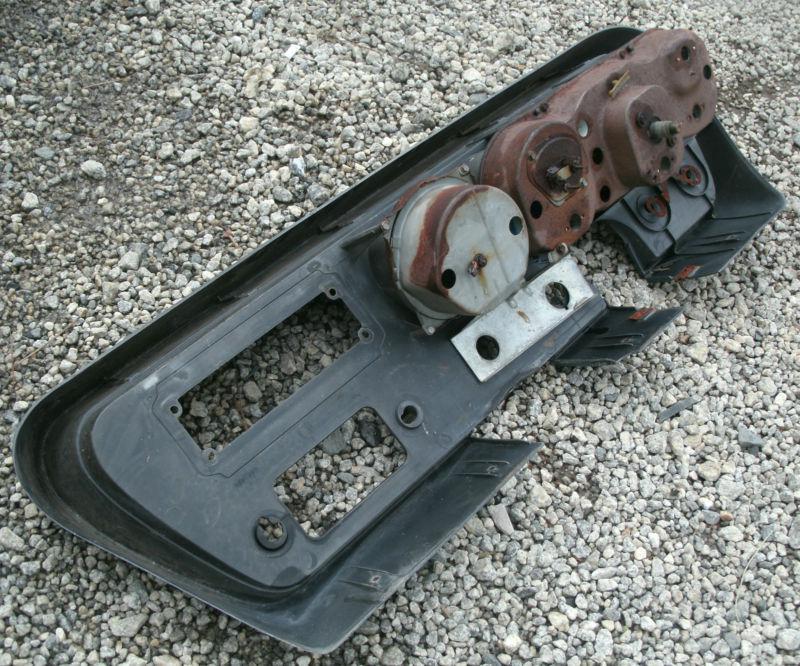 Purchase 1966 66 Pontiac GTO LeMans Dash Instrument Cluster Clock Bezel