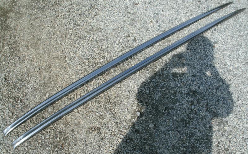 1941 41 dodge chrysler coupe sedan rear quarter  side trim molding  lh rh strip