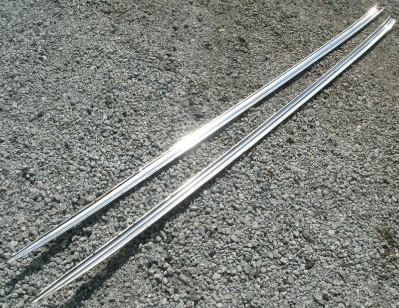 1941 41 Dodge Chrysler Coupe Sedan rear quarter Side Trim Molding LH RH Strip, US $94.99, image 7
