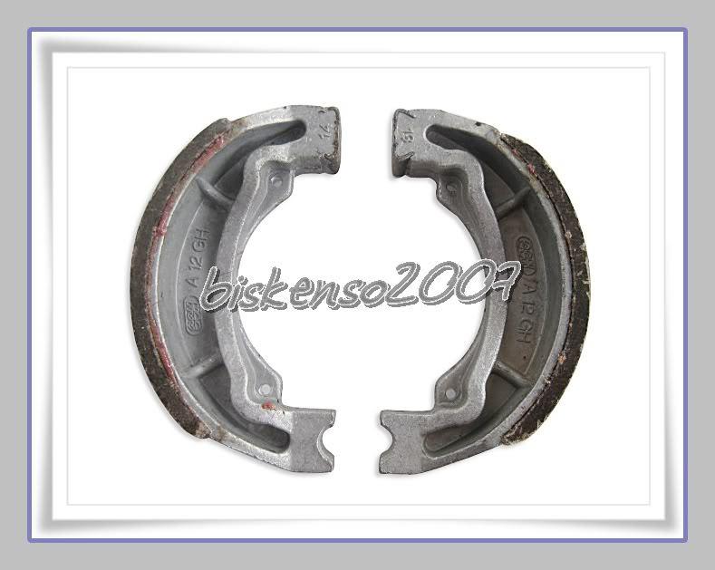 Suzuki a50 ac50 ap50 a100 ax100 rear brake shoe set