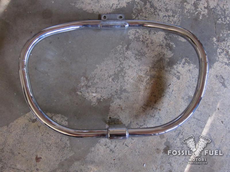 2009 harley davidson oem sportster xl chrome engine guard crash bar 04+