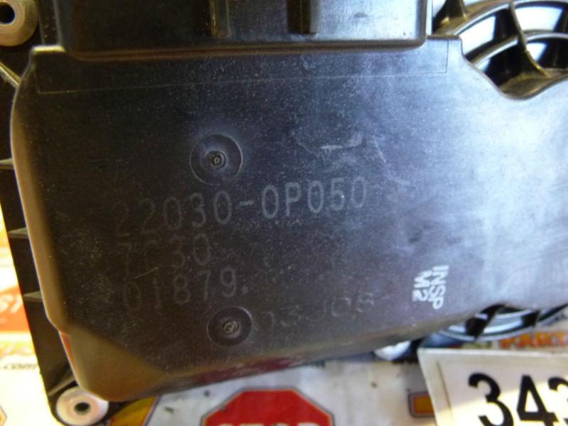 05 06 07 08 09 2010 2011 2012 TOYOTA AVALON THROTTLE BODY 22030-0P050 OEM, US $99.99, image 7