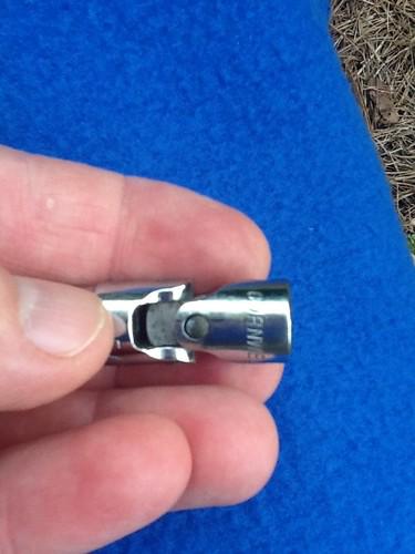 Cornwell swivil docket 1/4" drive  6 point u-010 1e 5/16  very good cond  #380