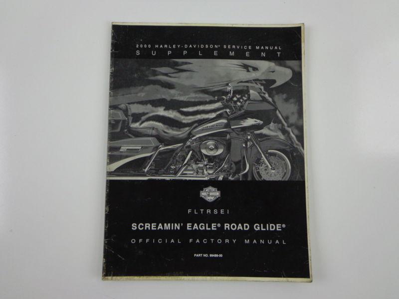 Harley davidson 2000 flhrsei road glide eagle service manual supplement 99488-00