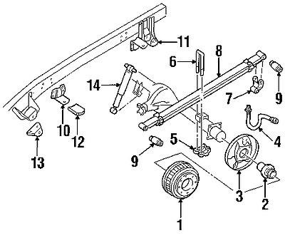 Gmc 15592585 genuine oem factory original axle housing anchor plate