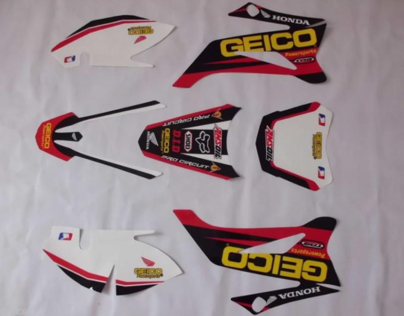 3m graphics kit decals sticker for yamaha moto dirt pit bikes parts ttr110 