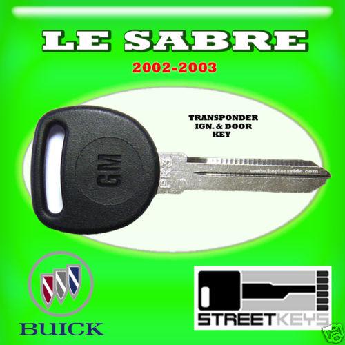 02 03 buick le sabre transponder chip ignition key