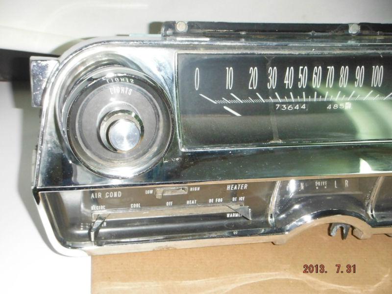 Purchase 1963 Cadillac Complete Dash Instrument Cluster Delco Radio