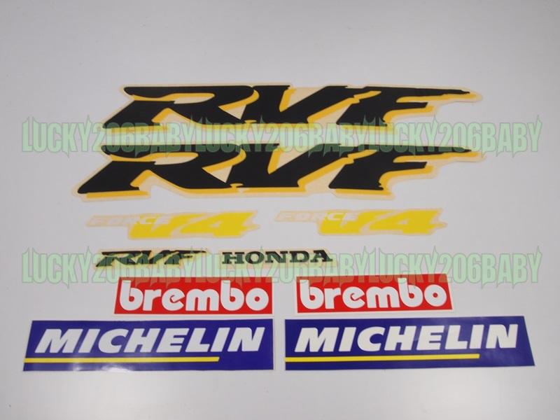 Sticker for rvf rvf400 v4 nc35 400r fairing black 7d sl03