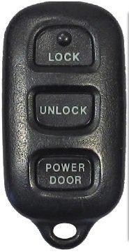 Toyota keyless entry remote w/power door option fcc id: gq43vt14t