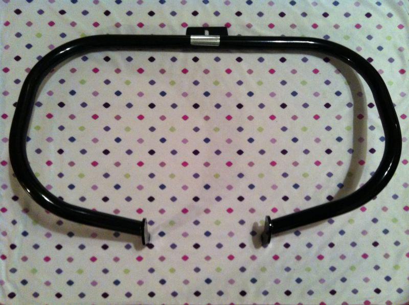 Purchase Matt Black Engine Guard Highway Crash Bar Harley FL Softail