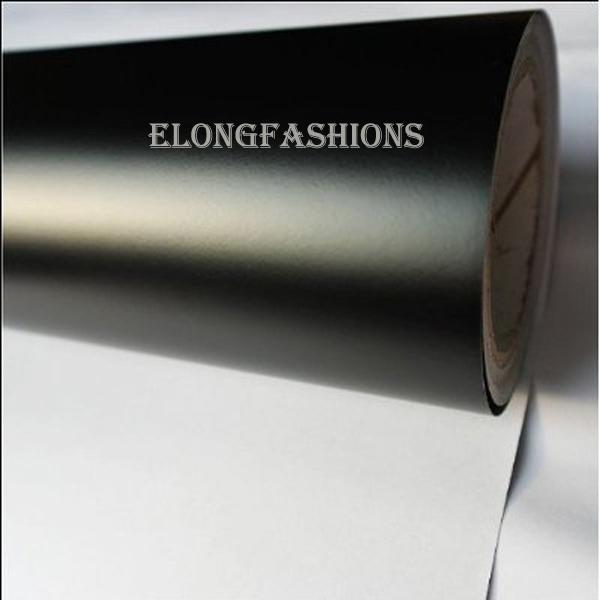 60"x24" air release matte black car vinyl tuning sticker film roll wrap paper