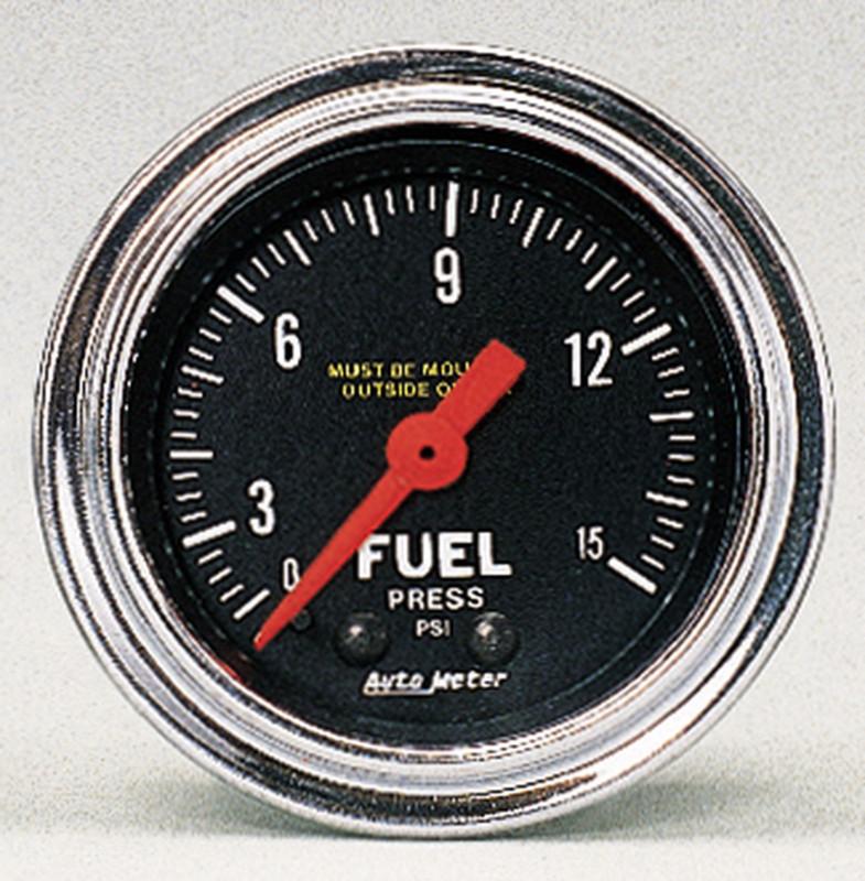 Auto meter 2411 traditional chrome mechanical fuel pressure gauge