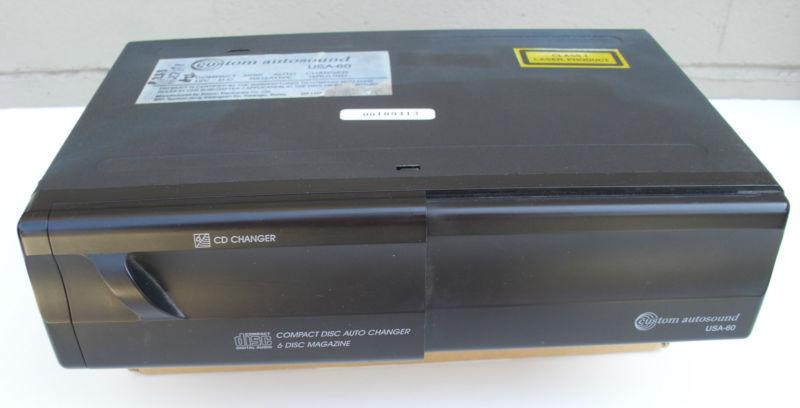 Custom autosound usa-cd60 6 disc cd changer