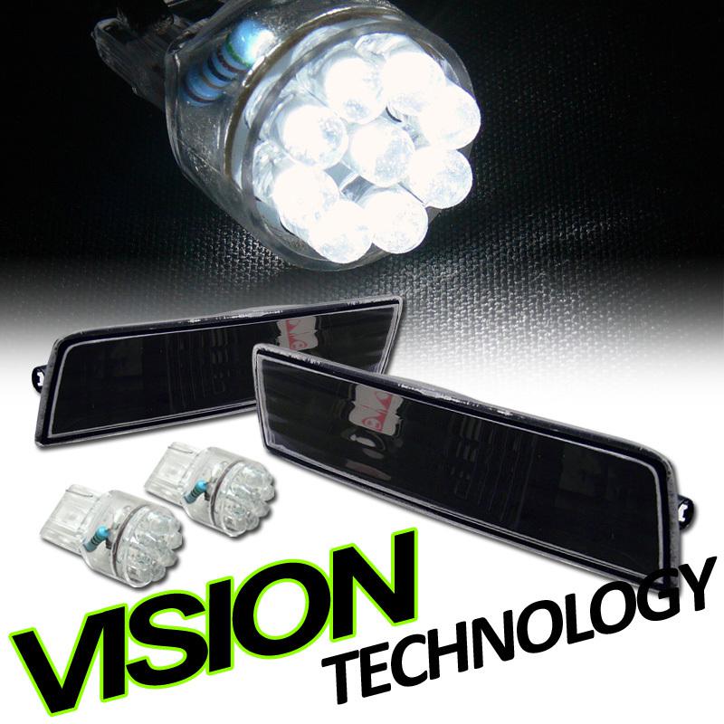 Buy 9701 Honda Prelude JDM Black Front Bumper Turn Signal/Parking