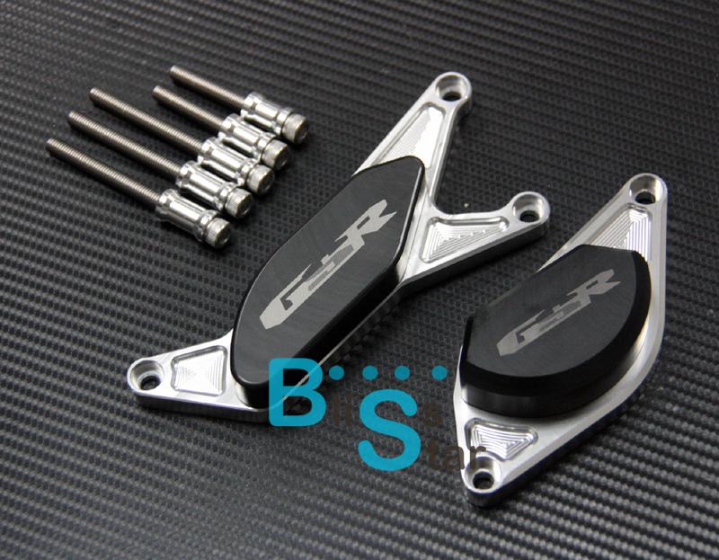 Cnc engine cover crash pad frame protector slider fit suzuki gsr 600 2006-2010