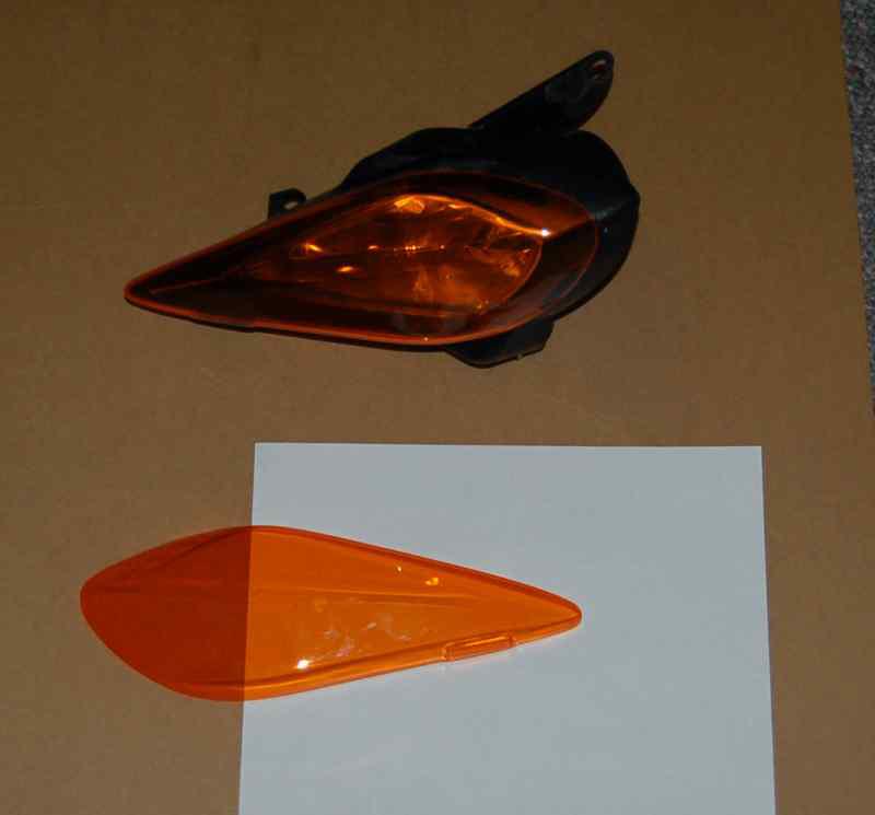 Purchase YAMAHA RAPTOR 700 SPORT ATV HEADLIGHT COVERS ORANGE in West