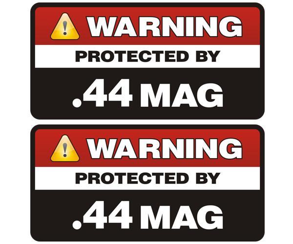 .44 mag protected by decal set 3"x1.5" molon labe 44 magnum ammo sticker zu1