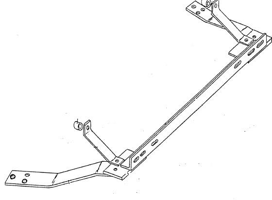 Blue ox dm7602 base plate for honda accord 76-78
