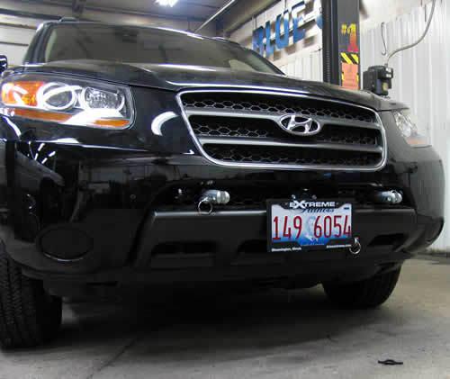 Blue ox bx2324 base plate for hyundai santa fe 07-09