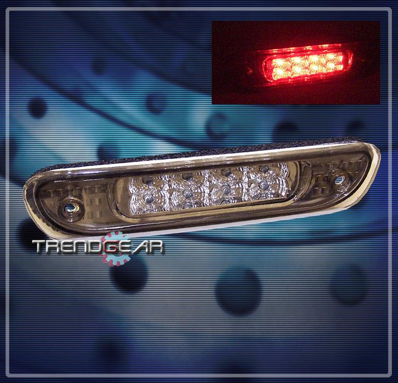 99-04 jeep grand cherokee led rear third 3rd brake tail light smoke 00 01 02 03
