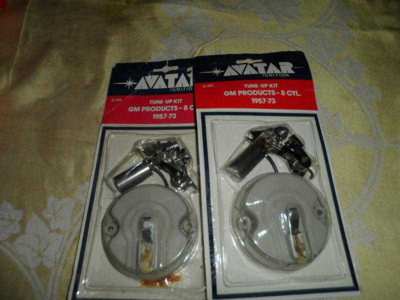 Gm vintage 2 pacages ignition tune-up kit g101 8 cyl1957-73 avatar usa made