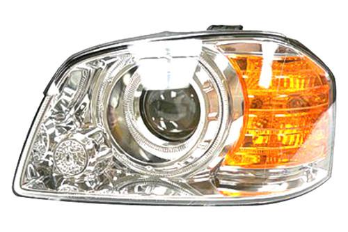 Replace ki2502114 - 2003 fits kia optima front lh low beam headlight assembly