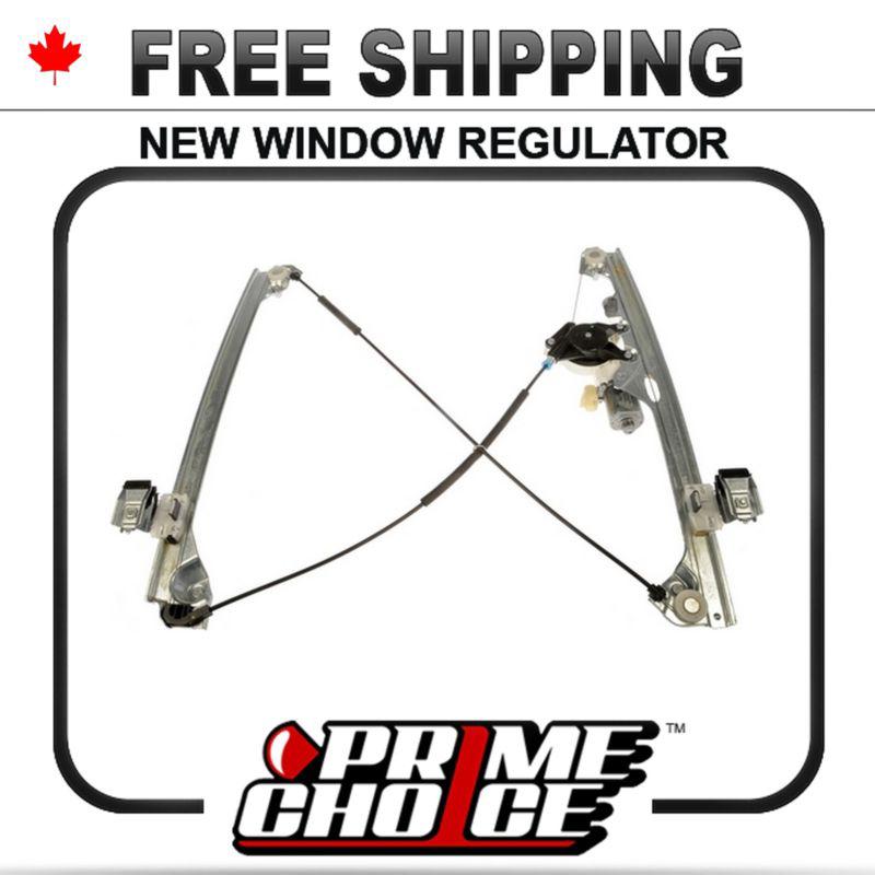 New front passengers side power window regulator with motor