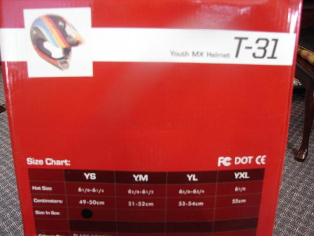 TORC T-31 HELMET YOUTH SMALL ***NIB*** (SEE DESCRIPTION), US $39.99, image 3