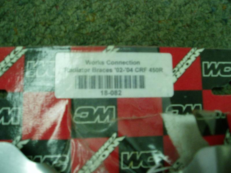 Works Connection Radiator Braces 02-04 CRF450R, US $0.01, image 2