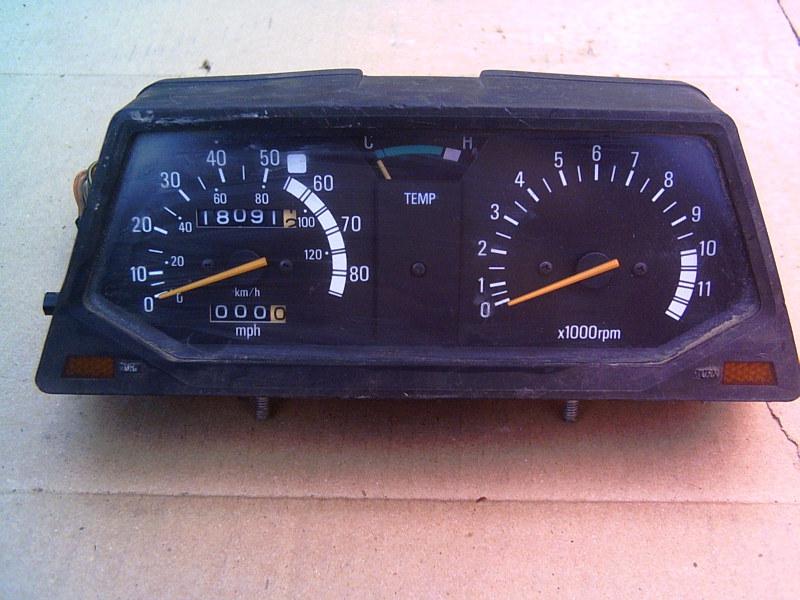 84 yamaha xv 550 xv550 speedometer tachometer gauges speedo tach xv gauge