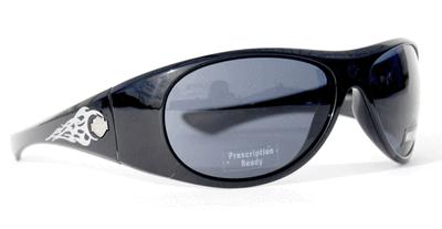 Harley davidson rx-able black  frames tribal flames sunglasses  
