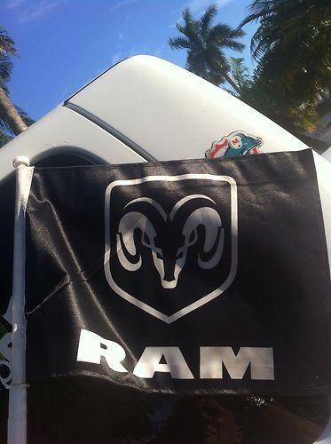 Dodge ram car flag