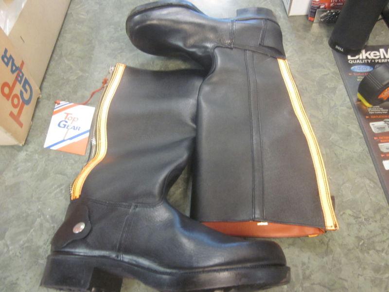 Wolverine vintage motorcycle riding boots size 9 nos new in box l@@k vintage