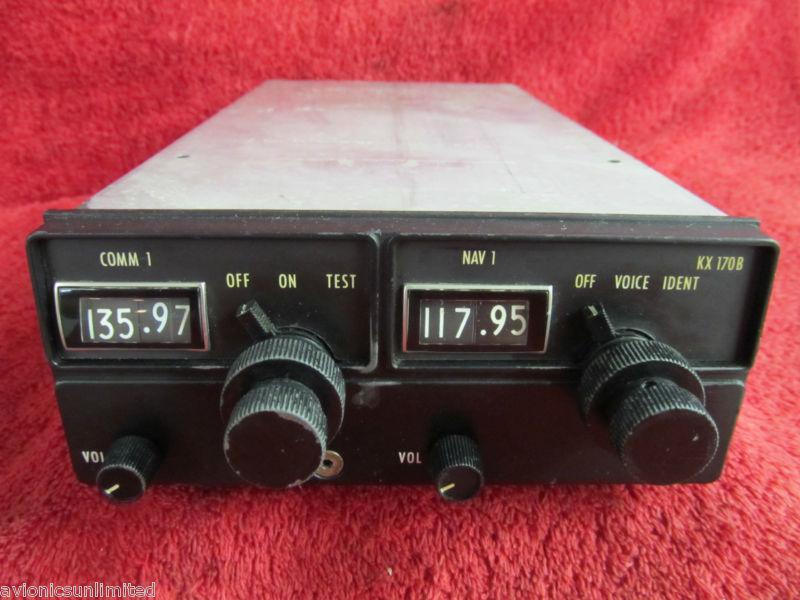 14v bendix king model kx170b navcom unit *warranty*
