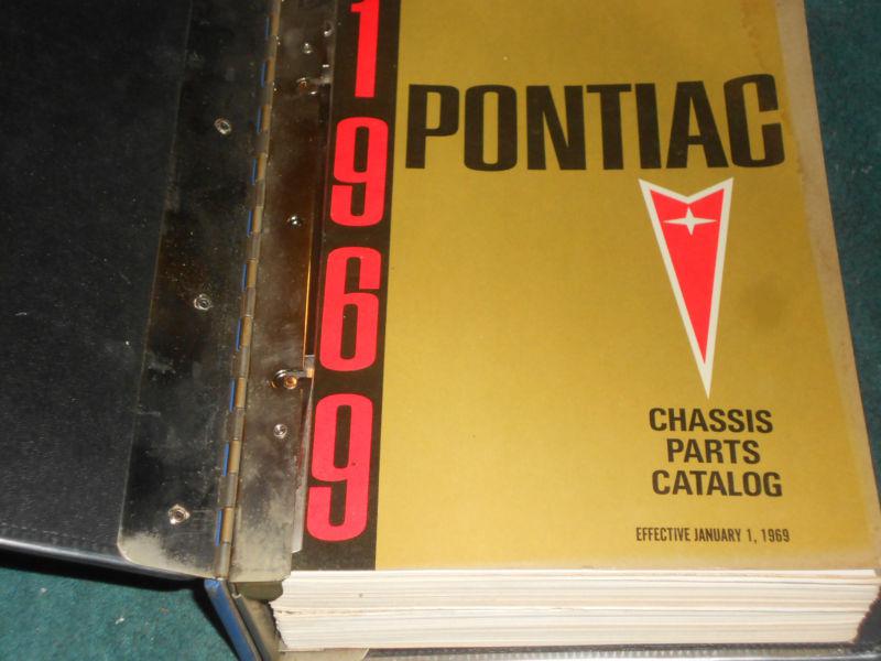 Purchase 19491969 PONTIAC PARTS CATALOG SET / CHASSIS & BODY BOOKS