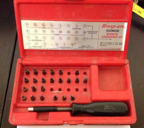 Snap-on magnetic screwdriver set, ssdm230, ssdm41