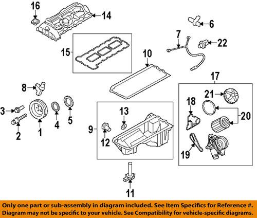 Bmw oem 12617592532 engine oil pressure switch/switch, oil pressure w/light
