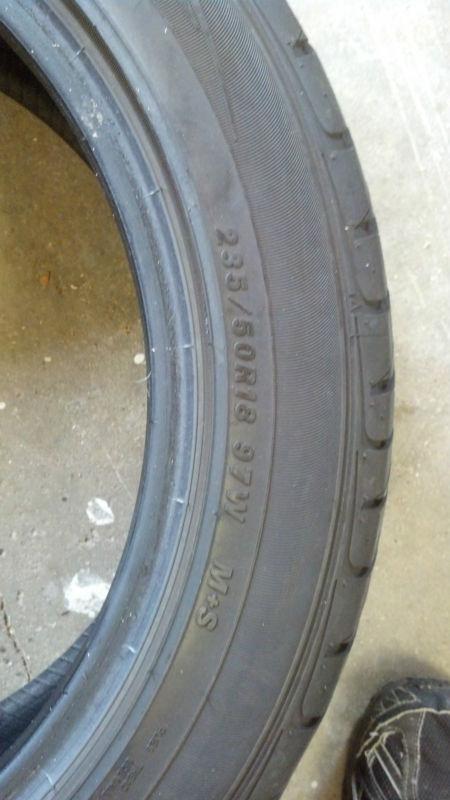 235/50R18 OHTSU FP7000 Single Used Tire 235/50R18 - Tread ~7/32, US $20.00, image 4
