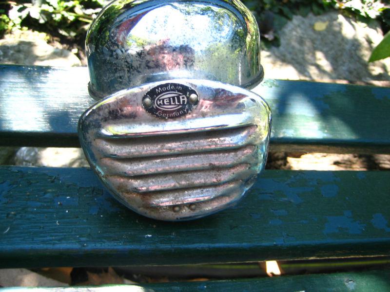 Purchase Vintage original old HELLA HORN +cover Panhead Knucklehead Harley motorcycle in