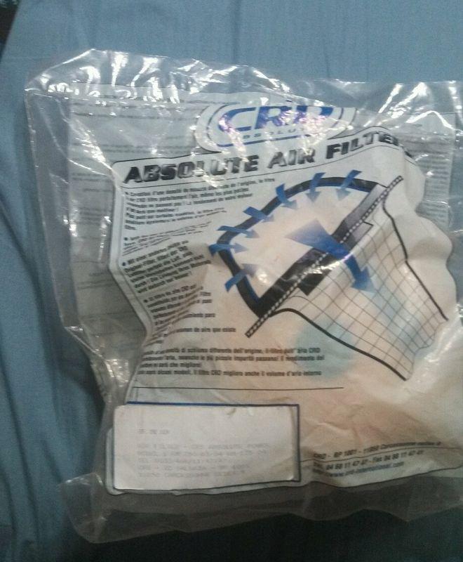 Motorcycle air filter